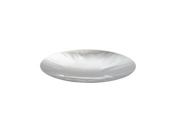 PIATTO TONDO IMPERFETTO ACCIAIO INOX 18/10 36 CM   Alessandrelli Business Solutions