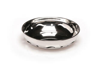 CESTINO PANE ACCIAIO INOX 18/10 PROFESSIONALE 22 CM   Alessandrelli Business Solutions