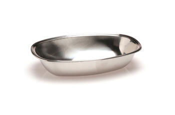 CESTINO PANE DORICO OVALE ACCIAIO INOX 18/10 PROFESSIONALE 25X18 CM   Alessandrelli Business Solutions
