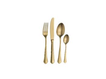 SETTECENTO ALCHIMIQUE GOLD 3,0 MM COLTELLO TAVOLA ACCIAIO INOX 18/10 22,7 CM   Alessandrelli Business Solutions