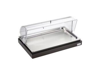 VASSOIO REFRIGERATO RETTANGOLARE PER AFFETTATI CON CUPOLA 64X46 CM H 30 CM   Alessandrelli Business Solutions