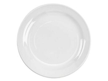 BASIC PIATTO PIANO CM.25 BIANCO   Alessandrelli Business Solutions