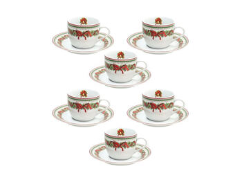 MADISON SET 6 TAZZE THE C/P CHRISTM   Alessandrelli Business Solutions