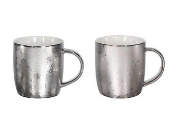 NATALE SET 2 MUG ALL.SILVER   Alessandrelli Business Solutions