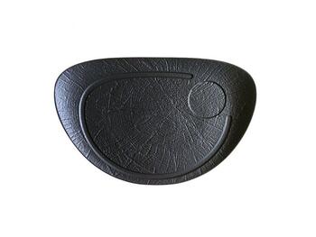 VULCANIA BISTECCA OVALE 37X25 BLACK   Alessandrelli Business Solutions