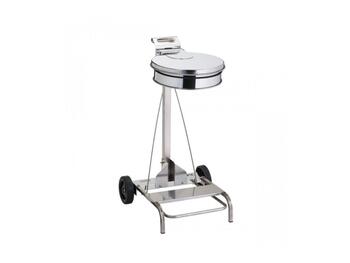 PORTASACCO MOBILE C/PEDALE INOX   Alessandrelli Business Solutions