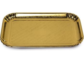 SET 3 VASSOI ORO CARTONCINO 19X28   Alessandrelli Business Solutions
