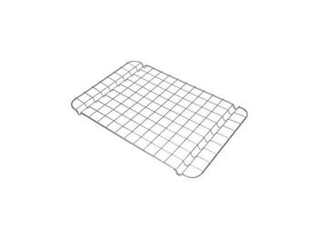 GRIGLIA PER TEGLIA FILO DI FERRO CROMATO 33X22 CM   Alessandrelli Business Solutions