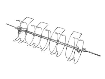 GRIGLIA GIRARROSTO CONCHIGLIA FILO DI FERRO CROMATO 50 CM   Alessandrelli Business Solutions
