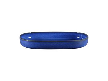 EASE PIATTO OVALE FONDO COBALTO PORCELLANA CM 26X18,3 112 CL   Alessandrelli Business Solutions