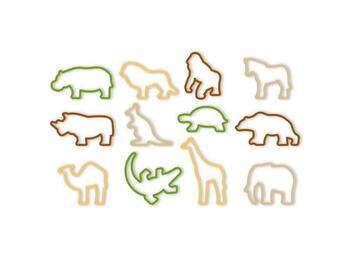 SET 12 TAGLIABISCOTTI ZOO KIDS   Alessandrelli Business Solutions