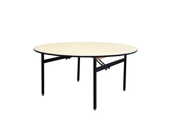 TAVOLO TONDO 120XH75/78 PIANO MM18 IN MULTISTRATO   Alessandrelli Business Solutions