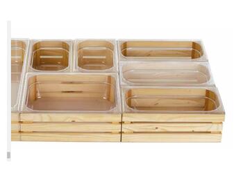 CASETTA BETULLA GN1/4 26,5X16,2X10 NATURALE   Alessandrelli Business Solutions