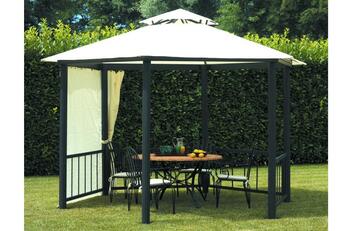 GAZEBO ESAGONALE 3,6 ALLUMINIO  CON TENDE     Alessandrelli Business Solutions