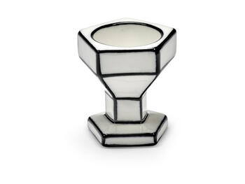 PORTAUOVO WHITE/BLACK CARTE BLANCHE   Alessandrelli Business Solutions