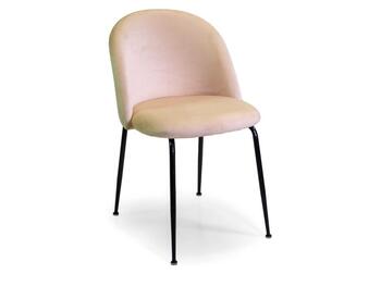 SEDIA VELLUTO SAMMI CREMA STR.NERA   Alessandrelli Business Solutions