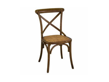 SEDIA LEGNO CROSS STECC.FERRO MARR.   Alessandrelli Business Solutions