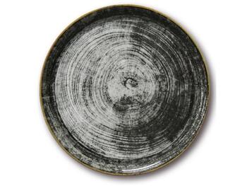 NAPOLI BLACK ROUND PIATTO PIZZA PORCELLANA CM 31   Alessandrelli Business Solutions