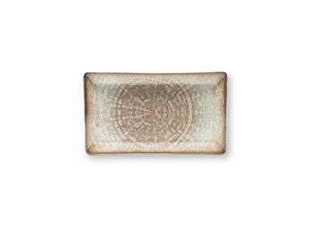 CRETE PIATTO RETTANGOLARE PORCELLANA DECORATO CM 29X17,5   Alessandrelli Business Solutions