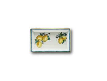 KIMI LEMON PIATTO RETTANGOLARE PORCELLANA CM 26X15   Alessandrelli Business Solutions