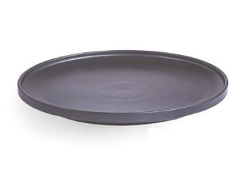 TWO COLORS PIATTO ROTONDO NERO PORCELLANA CM 30   Alessandrelli Business Solutions
