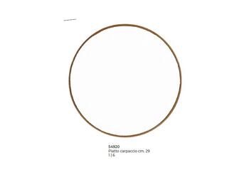 ACTIVE RING PIATTO CARPACCIO CM.29   Alessandrelli Business Solutions