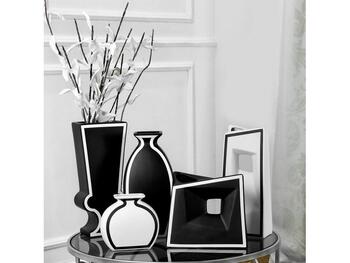 DALI  VASO NERO 18X10X41   Alessandrelli Business Solutions