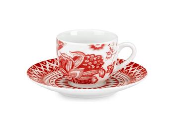 ARMONIA ROSSO SET 6 TAZZE CAFFE C/P   Alessandrelli Business Solutions