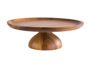ALZATA TORTA CM.24 H.16 LEGNO ACA   Alessandrelli Business Solutions
