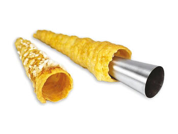 CONFEZIONE 10 CANNOLI CORNETTO INOX   Alessandrelli Business Solutions