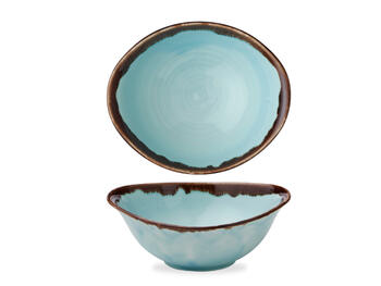 HARVEST TURQUOISE DEEP BOWL   Alessandrelli Business Solutions
