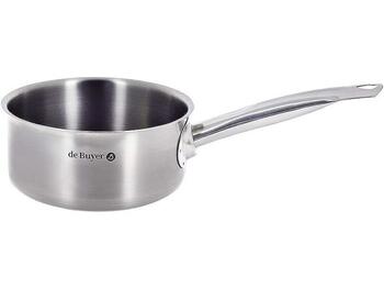 PRIM'APPETY CASSERUOLA ALTA ACCIAIO INOX CILINDRICA SENZA COPERCHIO 1 MANICO CM 12 LT 0,7   Alessandrelli Business Solutions
