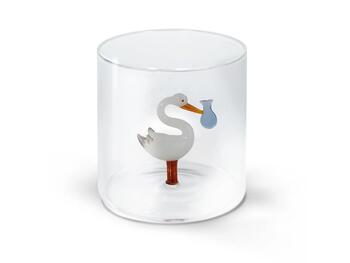 BICCH.VETRO BOROS.CC.250 CICOGNA BL   Alessandrelli Business Solutions