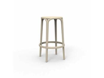 BROOKLYN SGABELLO BAR 45X66 ECRU   Alessandrelli Business Solutions