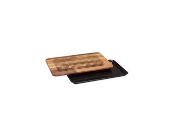 TAGLIERE PANE FAGGIO 48X33X2 CON PIATTO   Alessandrelli Business Solutions