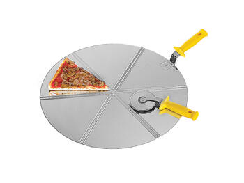 CACCIA PIZZA INOX CM.45 6 PORZIONI   Alessandrelli Business Solutions