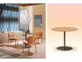 BASAMENTO BLUME BASE 400X400 BEIGE   Alessandrelli Business Solutions