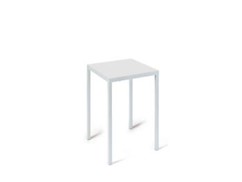 TAVOLO QUATRIS 60X60 H.110 BIANCO RAGGRINZITO   Alessandrelli Business Solutions