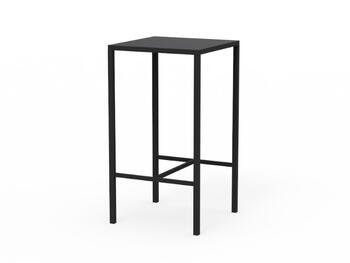 SEASIDE TAVOLO ALTO 60X60 NERO   Alessandrelli Business Solutions