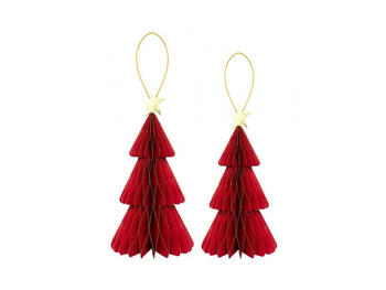 DECORO CARTA PZ.2 ALBERO ROSSO C/ST   Alessandrelli Business Solutions