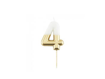 CANDELA CM.10,5 BIANCO/ORO   Alessandrelli Business Solutions