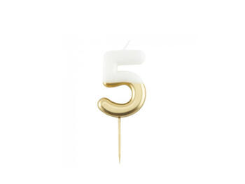 CANDELA CM.10,5 BIANCO/ORO   Alessandrelli Business Solutions