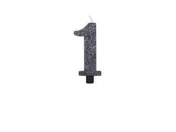 CANDELINA BIO NERO GLITTER N.1 9,5   Alessandrelli Business Solutions