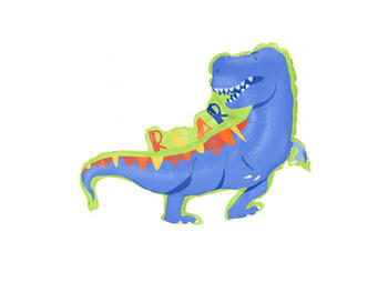 PALLONE MYLAR SAGOMATO DYNO ROAR   Alessandrelli Business Solutions