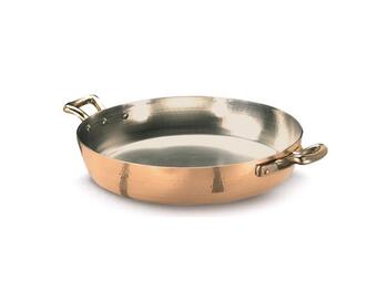 RAME MARTELLATO CASSERUOLA 2 MANICI BASSA 18   Alessandrelli Business Solutions