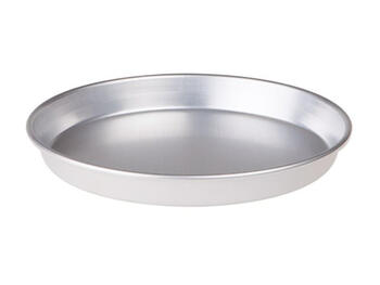TORTIERA CONICA IN ALLUMINIO CON ORLO CM 22 H 3 CM   Alessandrelli Business Solutions
