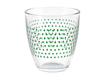 GREEN DOTS BICCHIERE ACQUA VETRO CL 25 PEZZI 3   Alessandrelli Business Solutions
