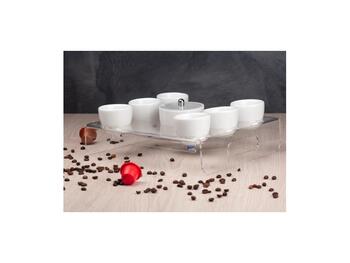 VASSOIO LIKE WATER 6 TAZZE   Alessandrelli Business Solutions