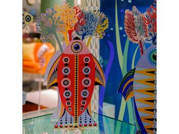 VASO PESCE PARADISO PICCOLO ROSA   Alessandrelli Business Solutions