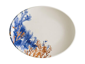 AQUELIS 2 MOOVE PIATTO OVALE PORCELLANA CM 25   Alessandrelli Business Solutions